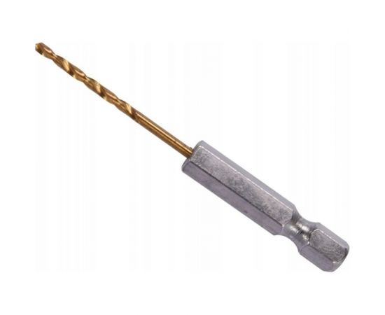 Сверло по металлу HSS-TiN 4.2 мм с хвостовиком HEX1/4 YATO YT-44758 