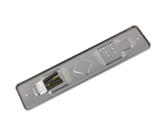 Рамка номерного знака DolleX нержавеющая сталь подкладка SPL-60 
