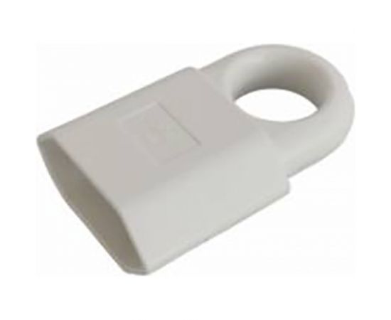 Кабельная розетка duwi 2П 10А 250B под евровилку CEE 7/16 с защитными шторками с кольцом белая 30460 9 