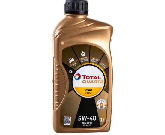 Масло для 4-х тактных двигателей TOTAL QUARTZ 9000 ENERGY 5W40, 1л 213765 