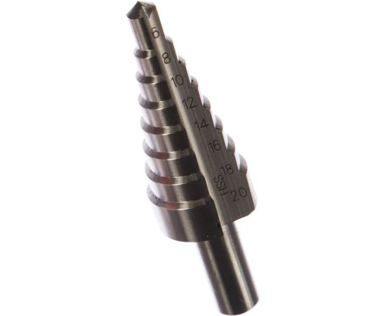 Сверло ступенчатое HSS (6-20мм; 75 мм) по металлу PROJAHN 76002 