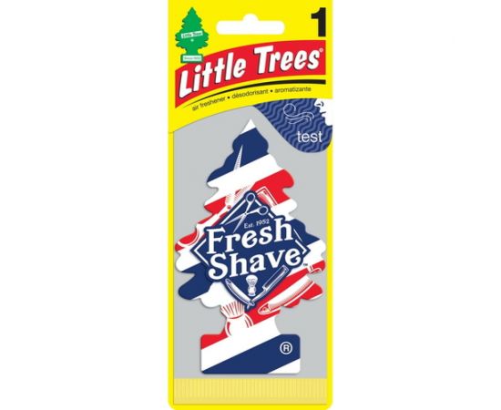Ароматизатор Car-Freshner Ёлочка Fresh Shave Барбершоп U1P-17068-RUSS 