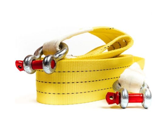 Буксировочный текстильный трос ООО КанТраст 18 т, 5 м, скоба-скоба tbt185000ss 