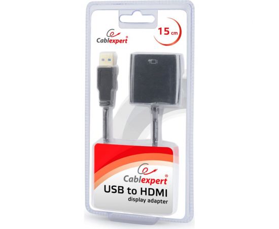Видеоадаптер конвертер Cablexpert USB 3.0 -- HDMI A-USB3-HDMI-02A-USB3-HDMI-02 
