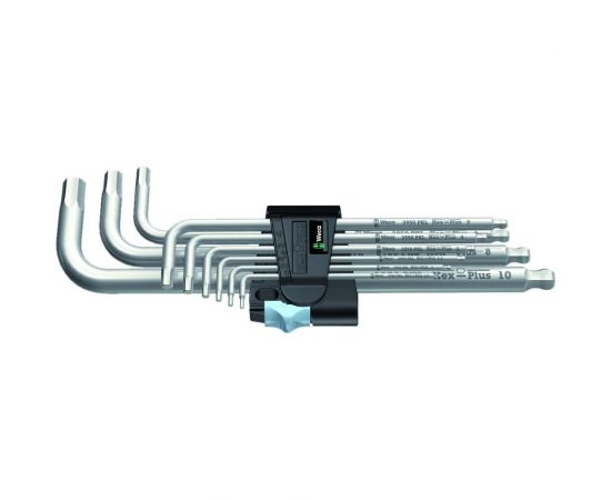 Набор Г-образных ключей 3950/9 PKL CLIP 9TLG WERA WE-022720 