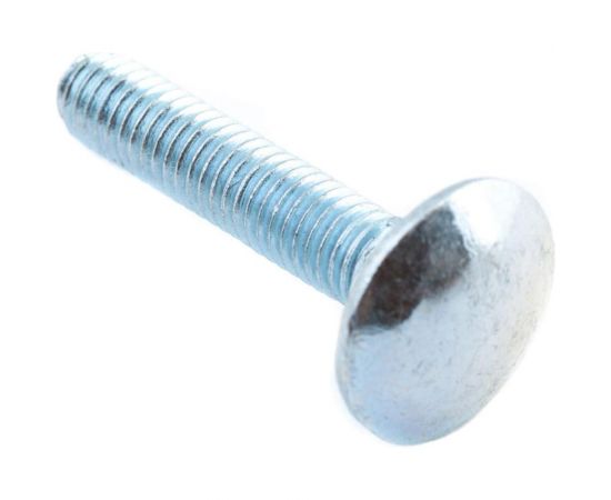 Мебельный болт Element DIN 603 8x30 белый цинк 30 шт 102740 