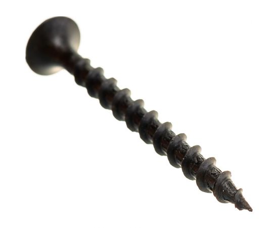 Саморез по дереву для ГКЛ Метизный двор 3,5х41, крупная резьба, оксидированный уп. 1 кг 4690441020734 