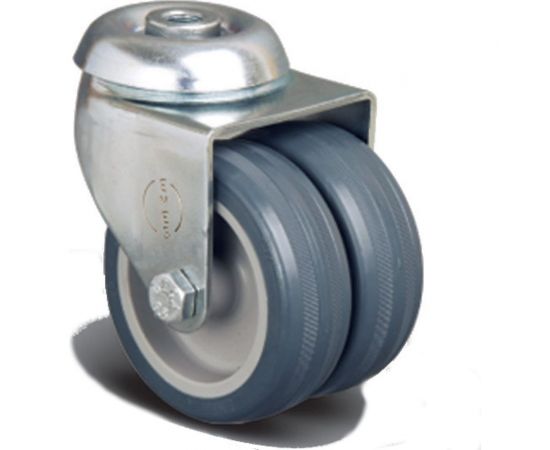 Колесо аппаратное сдвоенное под болт М10 50 мм MFK-TORG ET04-MKT-50 