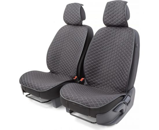Накидки на передние сиденья CarPerformance, 2 шт. материал fiberflax /лен/ CUS-1032 BK 