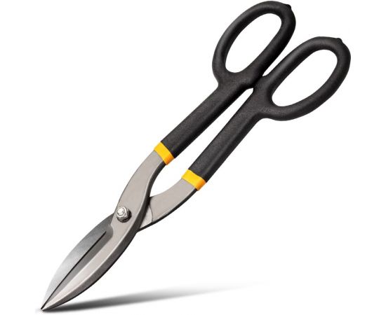 Ножницы по металлу DELI dl25912 прямые, 310 мм, высокоуглеродистая сталь 55 108856 