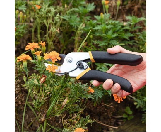Универсальный садовый секатор DELI DL580205 200 мм, сталь 55С, уплотнённая противоскользящая ручка 98487 – изображение 6