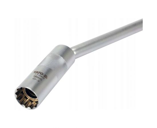 Ключ к свечам YATO 18 мм, с удлинителем YT-0818 – изображение 2