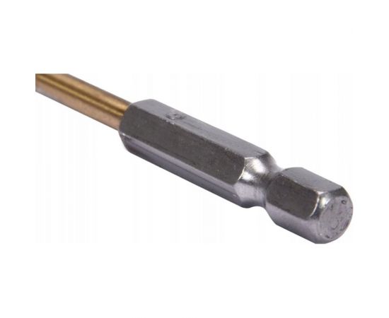 Сверло по металлу HSS-TiN 4.2 мм с хвостовиком HEX1/4 YATO YT-44758 – изображение 3