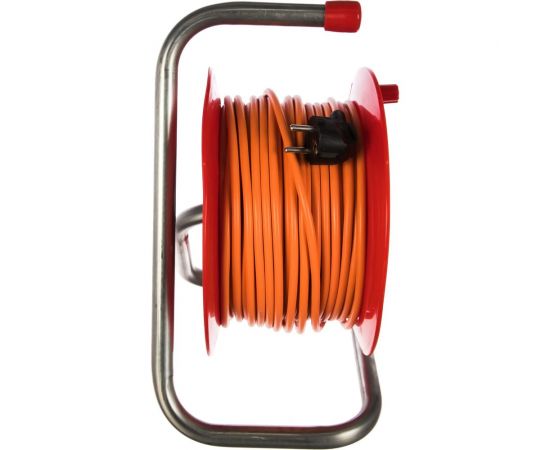 Силовой удлинитель на катушке, с заземлением, 30м, 4 розетки LUX К4-Е-30 – изображение 2