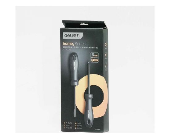 Набор отверток DELI Home Series Black HT1006 6 шт. 104596 – изображение 7