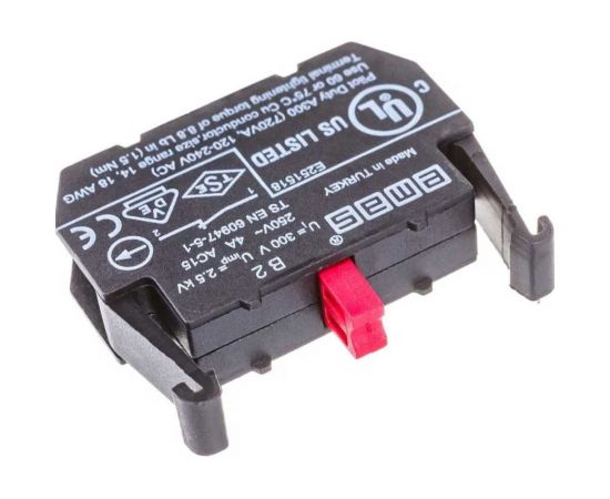 Блок-контакт Emas для пультов управленпия, 1НЗ, серия B, 250В AC, 4А C4BK – изображение 3