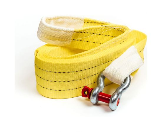 Буксировочный текстильный трос ООО КанТраст 18 т, 5 м, скоба-скоба tbt185000ss – изображение 2