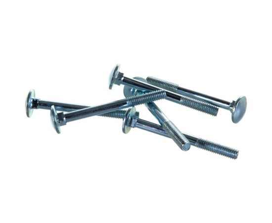 Мебельный болт Element DIN 603 6x60 белый цинк 30 шт 102730 – изображение 2