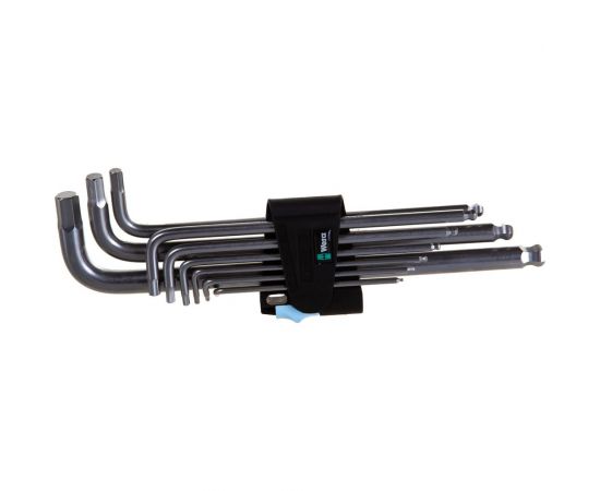 Набор Г-образных ключей 3950/9 PKL CLIP 9TLG WERA WE-022720 – изображение 2
