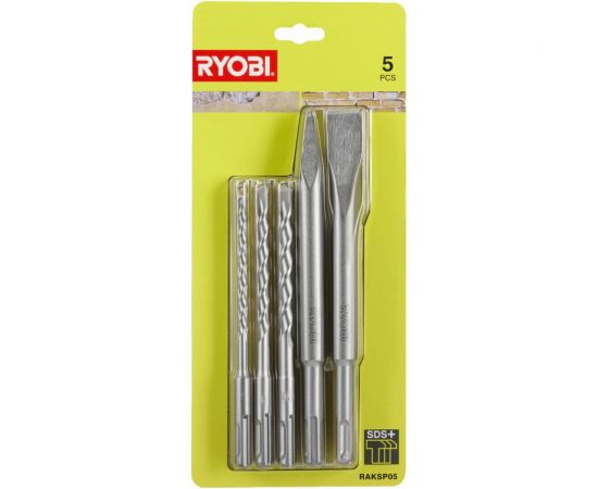 Буры и долота RAKSP05 (5 шт; SDS+) Ryobi 5132004837 – изображение 2
