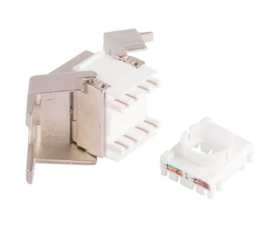 Модуль Keystone NIKOMAX категория 6a, RJ45/8P8C, металлик NMC-KJSA2-ET-MT – изображение 4