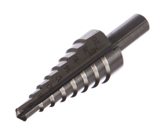 Сверло ступенчатое HSS (6-20мм; 75 мм) по металлу PROJAHN 76002 – изображение 2