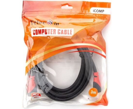 Кабель Telecom HDMI-19M --- HDMI-19M, ver 2.0, 4K*60Hz, 3m, 2F PRO TCG220F-3M – изображение 3