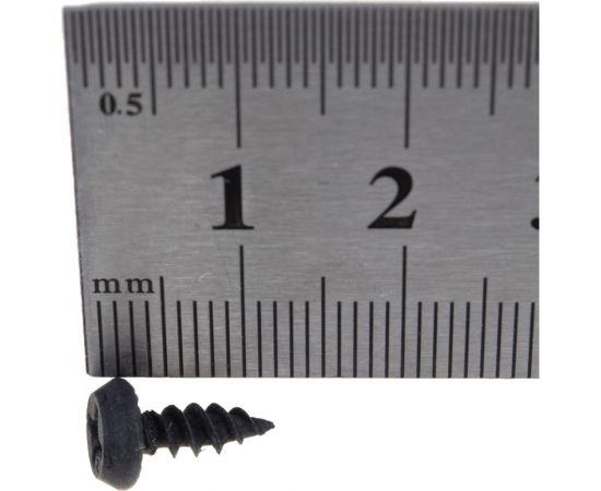 Саморез клоп Метизный двор 3,5x9,5 оксидированный, острый 27 шт. 4690441018342 – изображение 3