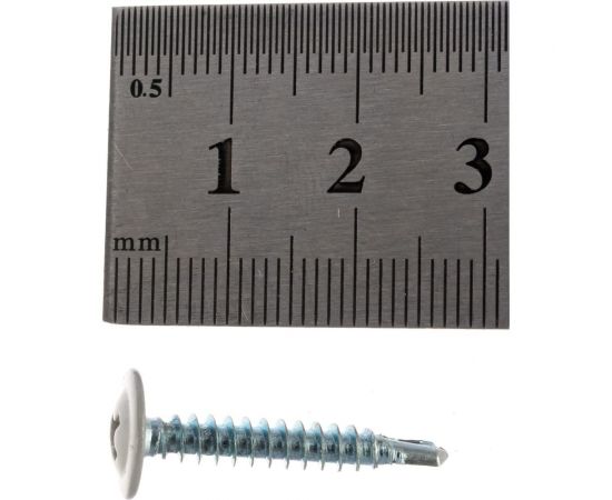 Саморез ПШC КРЕП-КОМП сверло 4,2х25 RAL7004 500шт пшс257004 – изображение 2