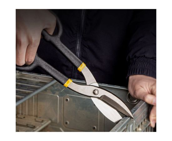 Ножницы по металлу DELI dl25912 прямые, 310 мм, высокоуглеродистая сталь 55 108856 – изображение 5