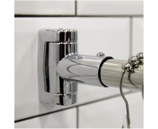 Карниз для шторы на ванну Радомир Ирма 149х96 хром 1-12-2-0-0-216 – изображение 3