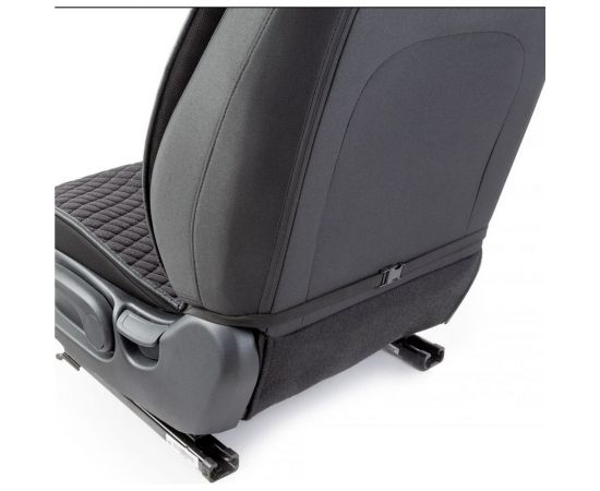 Накидки на передние сиденья CarPerformance, 2 шт. материал fiberflax /лен/ CUS-1032 BK – изображение 4