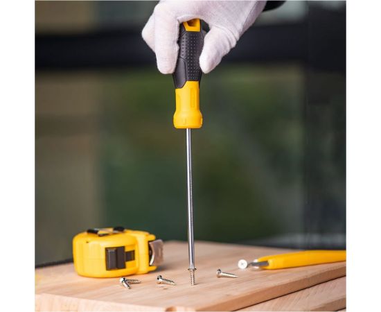 Крестовая отвертка DELI DL635125 PH1x125мм (магнит, TPR+PP ручка) 98365 – изображение 5