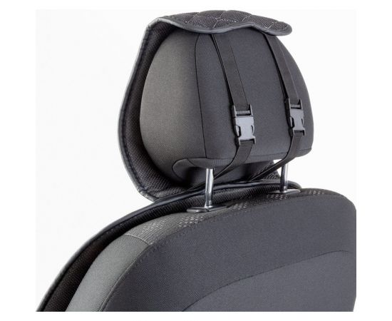 Накидки на передние сиденья CarPerformance, 2 шт. материал fiberflax /лен/ CUS-1032 BK – изображение 3