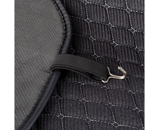 Накидки на передние сиденья CarPerformance, 2 шт. материал fiberflax /лен/ CUS-1032 BK – изображение 2