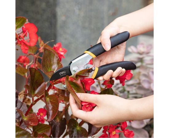 Универсальный садовый секатор DELI DL580205 200 мм, сталь 55С, уплотнённая противоскользящая ручка 98487 – изображение 12