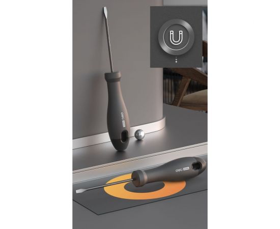 Шлицевая отвёртка DELI Home Series Black HT1105 5x100 мм 104604 – изображение 10