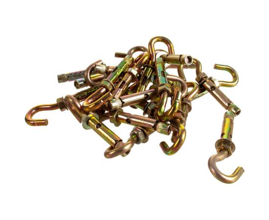 Анкерный болт с крюком Качественный КРЕПЕЖ 8х40 25 шт 0300043 КЧ 