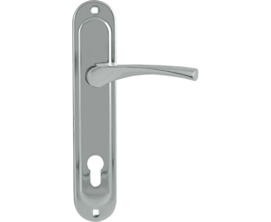 Дверная ручка на планке НОРА-М EW 710-70 мм, хром 16974 