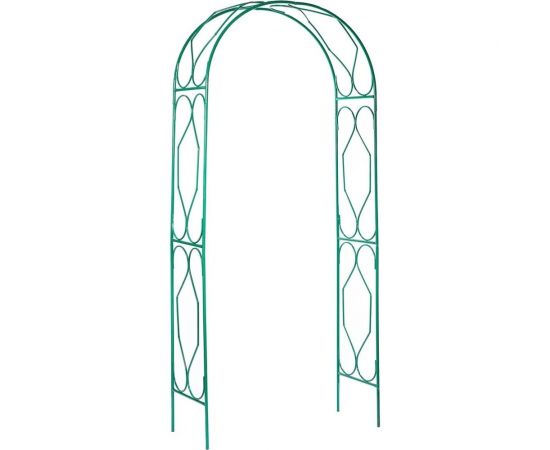Большая разборная арка ООО Ярмарка-Тверь Ромб зеленая, труба диам. 16 и 10 мм Т1017 