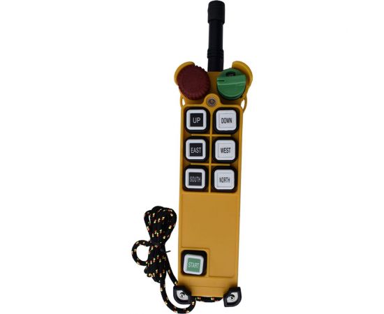 Пульт для радиоуправления, 6 кнопок, СН 132, TELECRANE А24-6D 00012770 