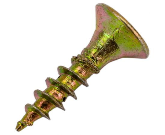 Саморез Мир крепежа DIN 7962 2,5x10 Pozi желтый цинк (1000 шт) Т0000018913 