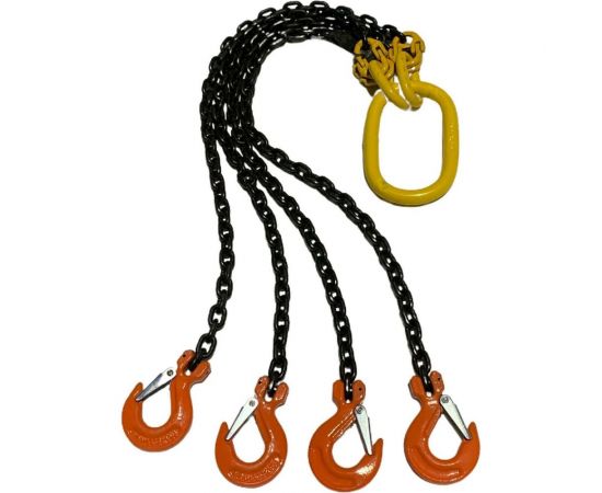 Цепной четырехветвевой строп ТРАСТ 4СЦ 6,7 т, 4000 мм, 8 класс 4687201915638 