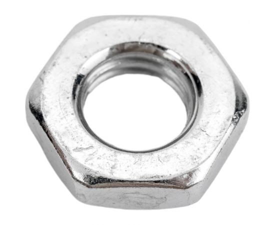 Гайка Море-Метизов DIN 439, класс прочности 6, цинк, М10, 100 шт. GAYKA439CM10100M 