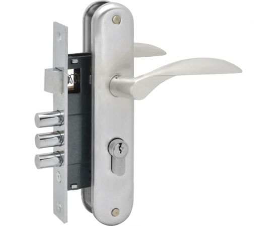 Врезной замок НОРА-М NEW 94-62 мм мат.хром 16998 