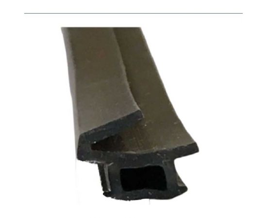Уплотнитель для алюминиевых дверей KOMFORT москитные системы тпу - 003 (кпу-06) черный, 10м УПУ004 