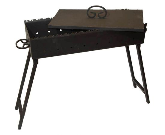 Складной мангал SevenBerg мс800 сталь 3 мм, с крышкой 4687202999729 
