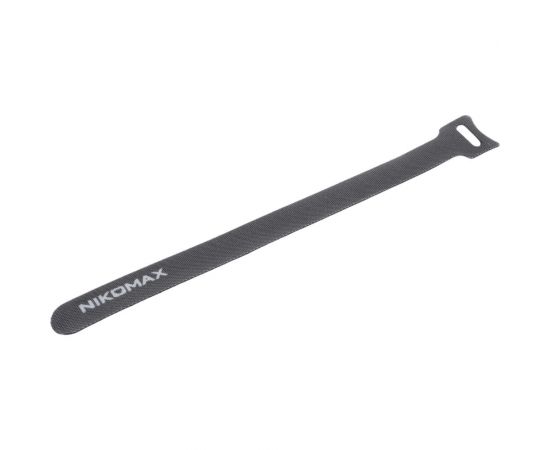 Стяжка-липучка NIKOMAX с мягкой пряжкой, 240x16 мм, черная, 10 шт. NMC-CTV240-16-SB-BK-10 – изображение 8