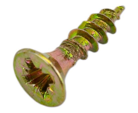 Саморез Мир крепежа DIN 7962 2,5x10 Pozi желтый цинк (1000 шт) Т0000018913 – изображение 4