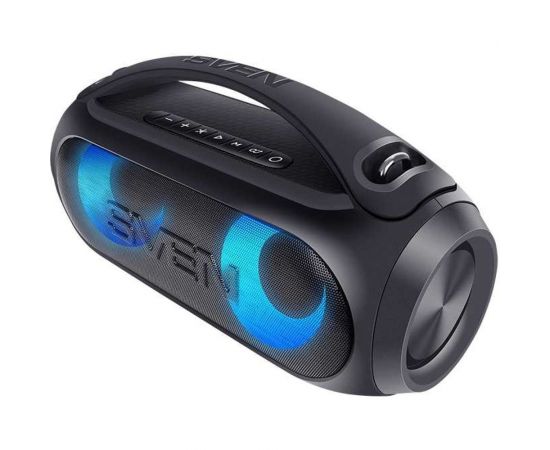 Портативная колонка SVEN АС PS-380 черная, 40 Вт, Waterproof (IPx5), TWS, Bluetooth, FM, USB, 3000 мА*ч SV-021290 – изображение 10